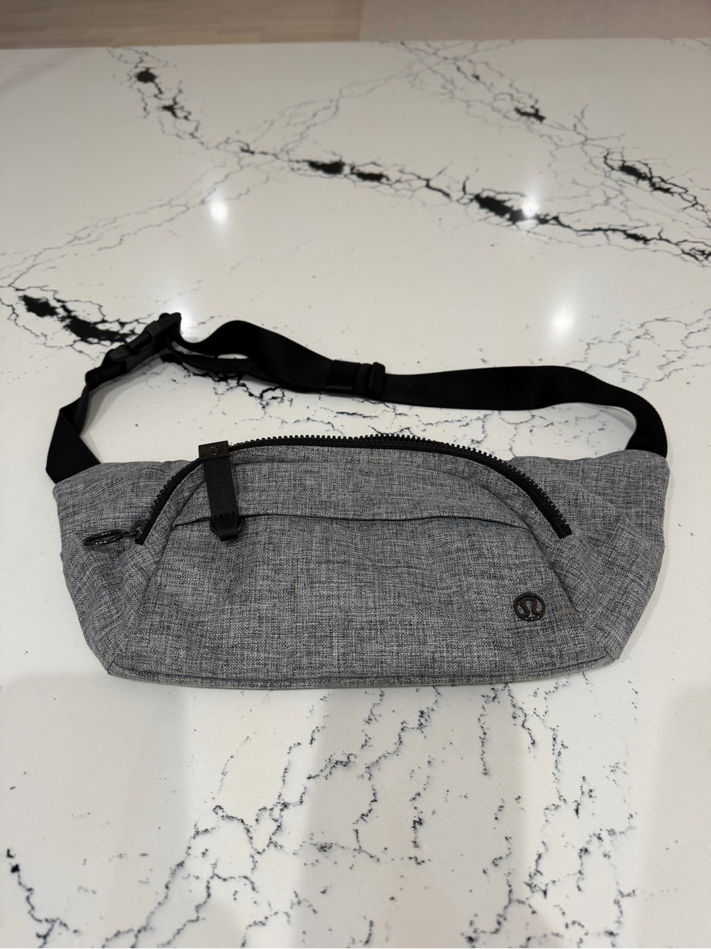 Gray Crossbody Waist Pack - Sleek Everyday Bag